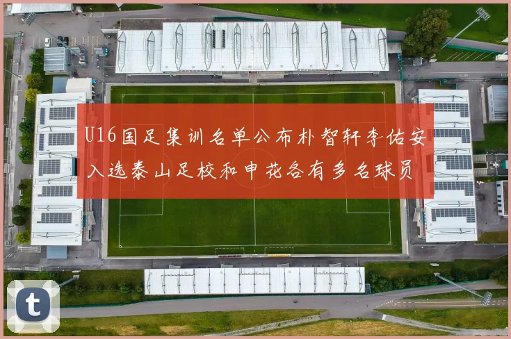 U16国足集训名单公布朴智轩李佑安入选泰山足校和申花各有多名球员参与